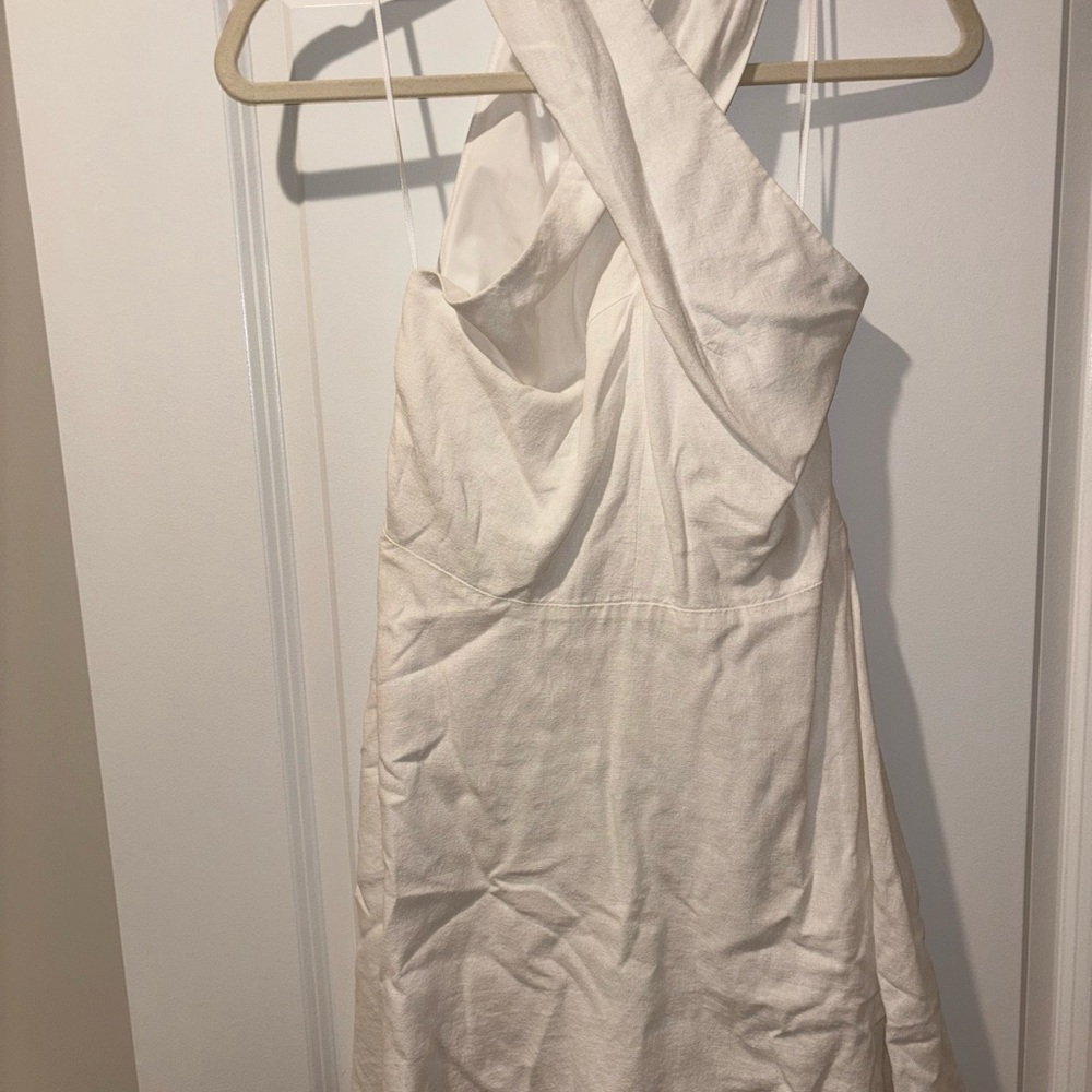 Steve Madden White Halter Dress